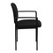 Emma and Oliver Comfort Stackable Steel Side Reception Chair with Arms